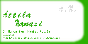 attila nanasi business card